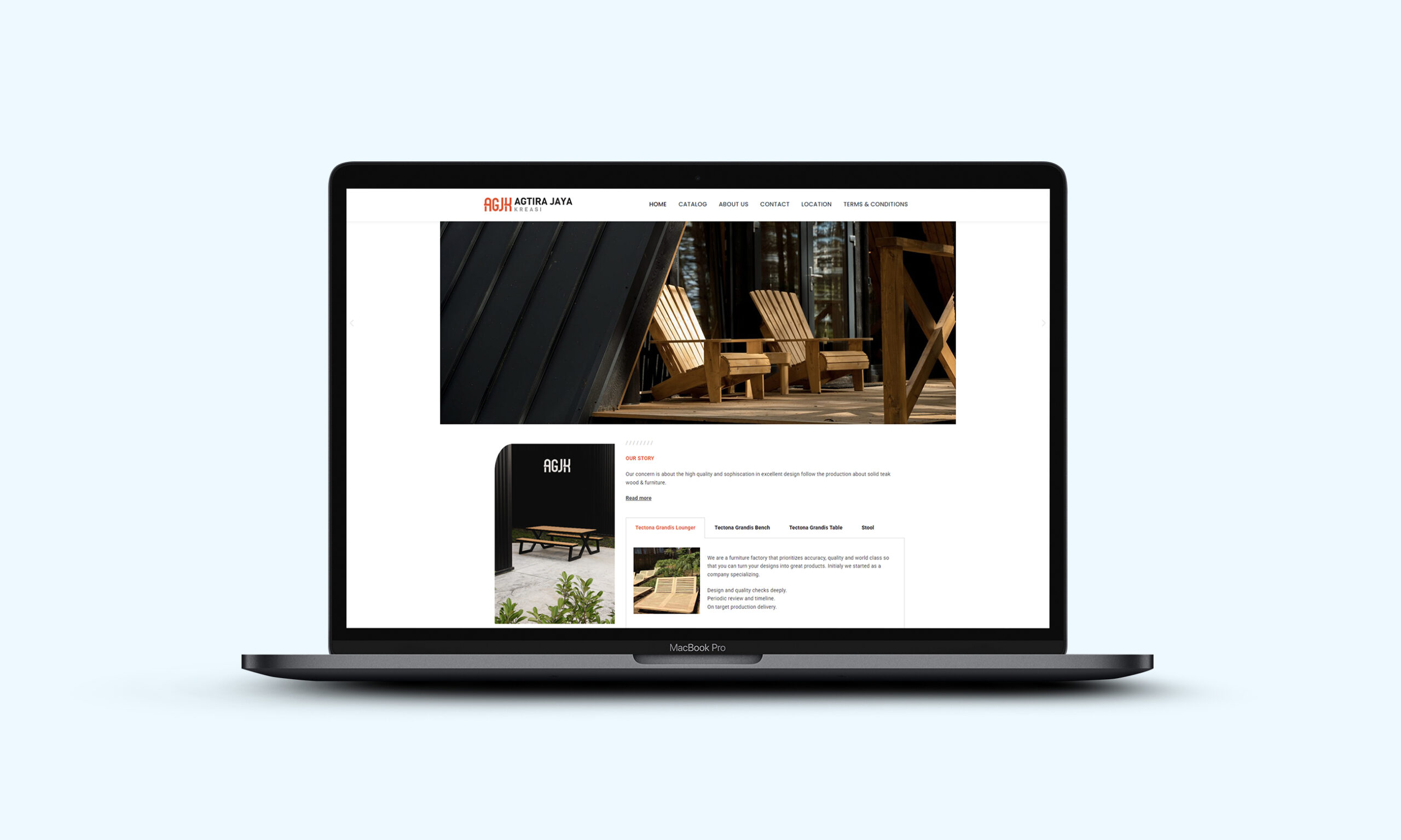 AGJK (Agtira Jaya Kreasi) Website Creation Semarang