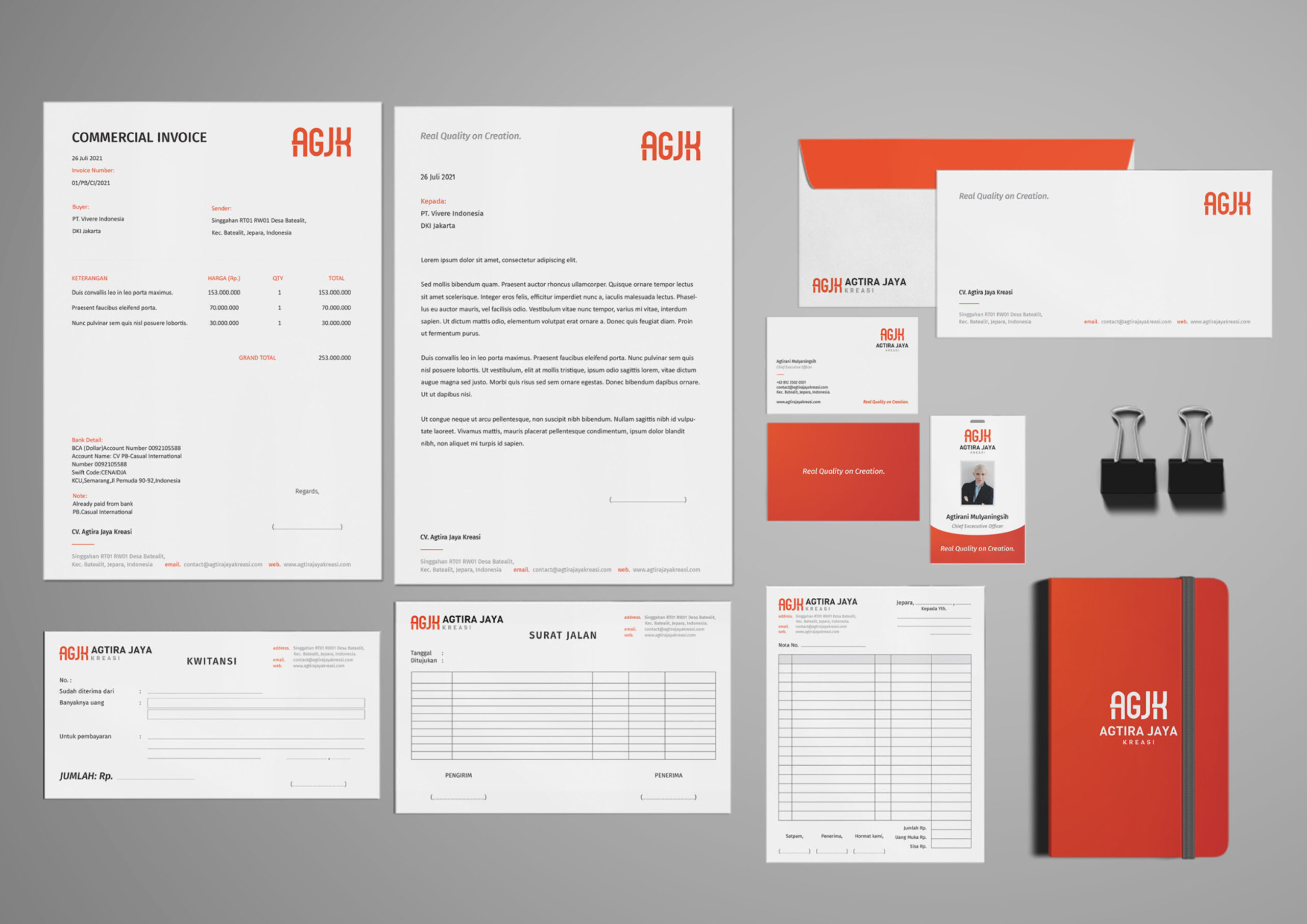 Agtira Jaya Kreasi Jasa Desain Branding Perusahaan Semarang