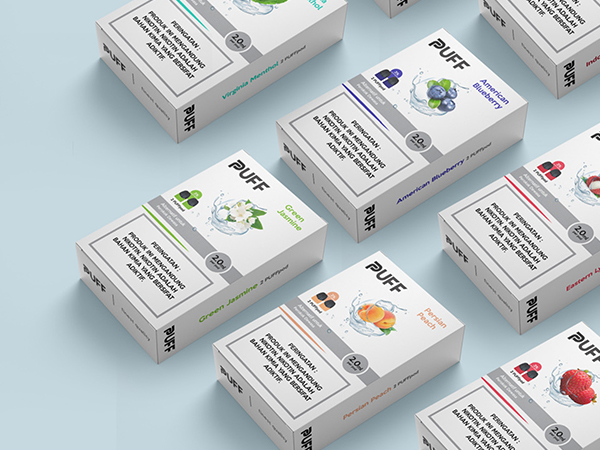Puff Pods Product Packaging Design