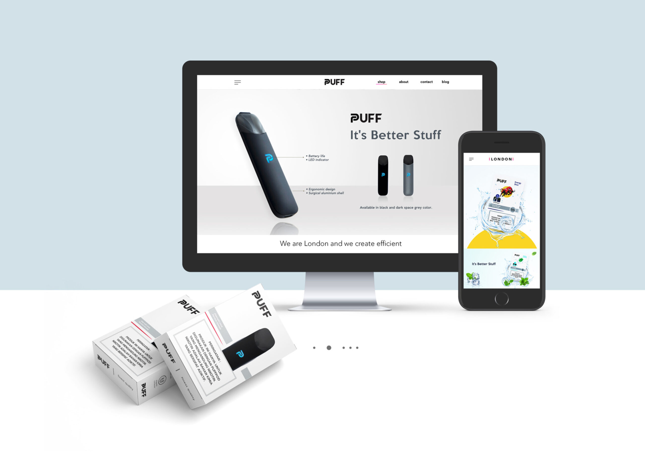 Puff Pods Product Packaging Design