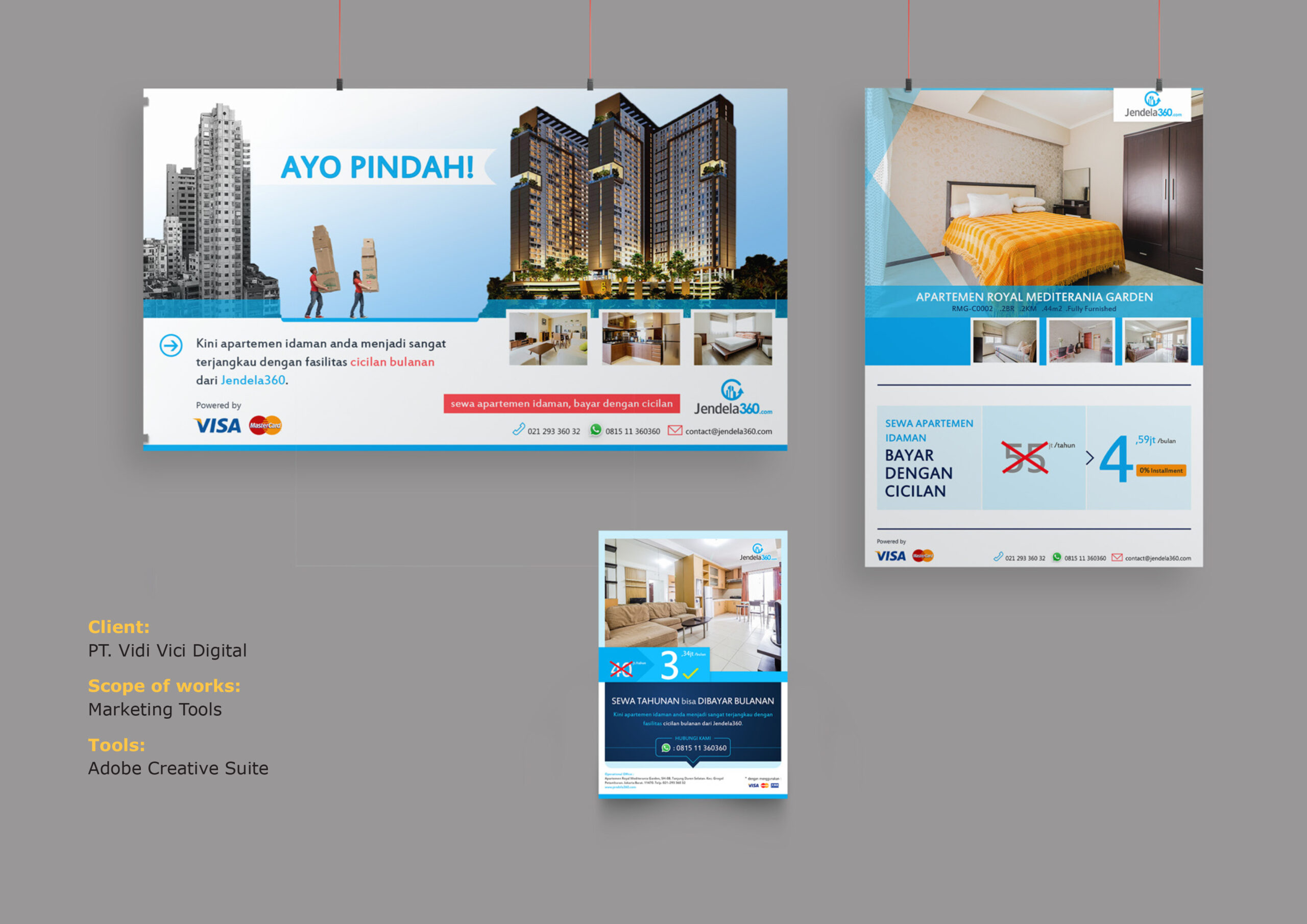 Jasa Desain Poster dan Flyer Agen Property Semarang